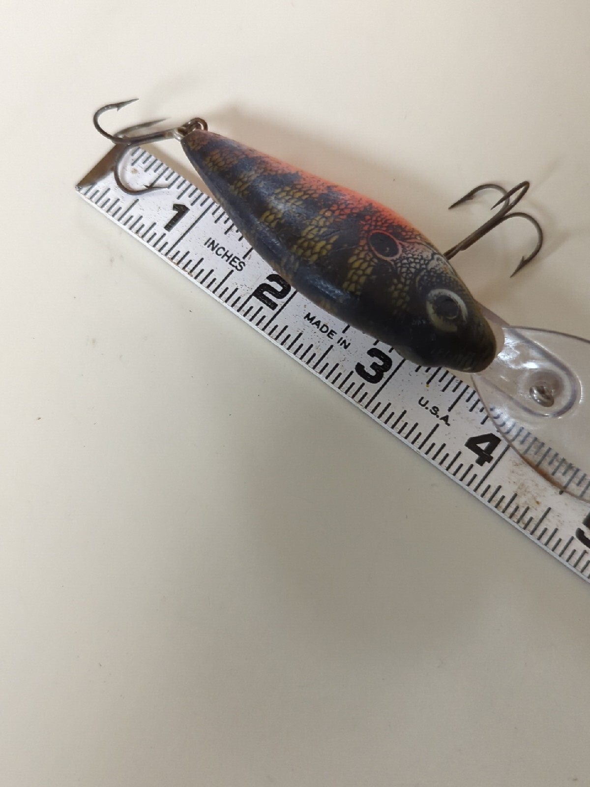 Vintage Fishing Lure Kautzky Natural Ike Total Bream Clean Crankbait