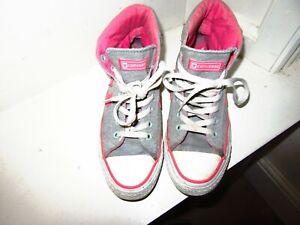 converse all star grey and pink