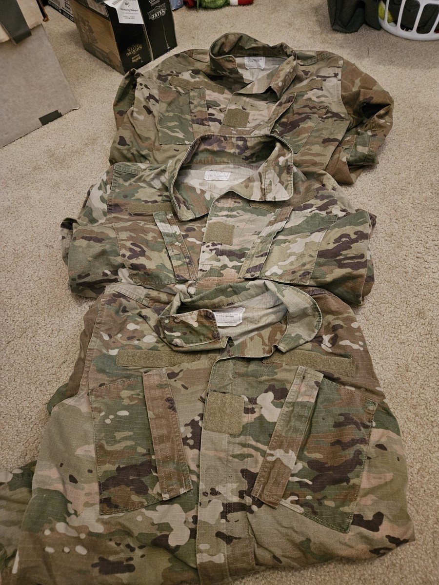 3 US Army Multicam Female Combat Coat OPC Uniform Size 36 Short