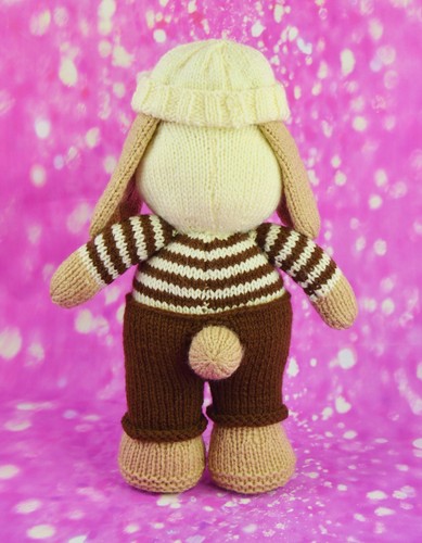 New Knitting Pattern Bones the Dog Knitting by Post Original New A5 Leaflet - Picture 4 of 4
