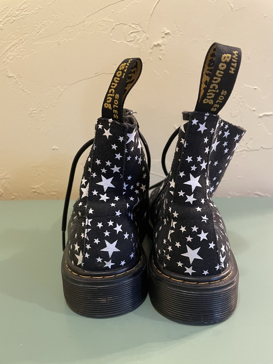 Dr Martens★1460 PASCAL SUEDE LACE UP BOOTS★兼用★BLACK 1460 Pascal Leather & Suede Lace Up Boots | Dr. Martens ReWair
