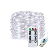 10-30M 50/200/300 LED Fairy String Light USB Copper Wire Garden Party Decor Lamp