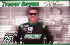 2012 TREVOR BAYNE "ROUSH / FENWAY" #60 NASCAR NATIONWIDE SERIES POSTCARD 