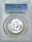 1949-D Franklin Half Dollar PCGS MS64 98% FBL Frosty White New Holder #M325B