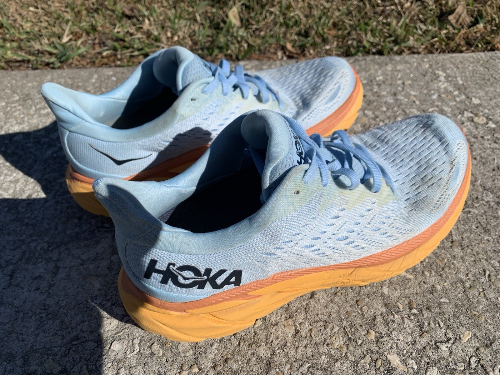 Size 8.5 B - Hoka One One Clifton 8 Womens Shoes Blue Running Sneaker thumbnail 9