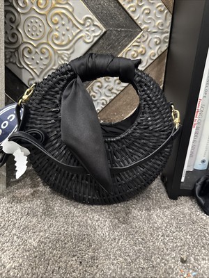 Scoop Nyc Black Circle Handbag