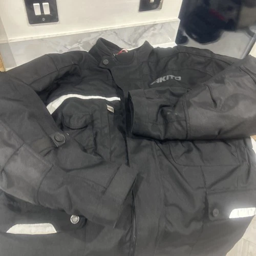Akito Typhoon Motorbike Jacket With Liner Size 5XL