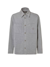 FENDI 2400 Light Gray Blouson Jacket New  Authentic