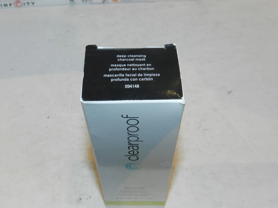 MARY KAY CLEARPROOF DEEP CLEANSING CHARCOAL MASK 094148 FULL SIZE 4 OZ~NIB! - Image 2 of 2