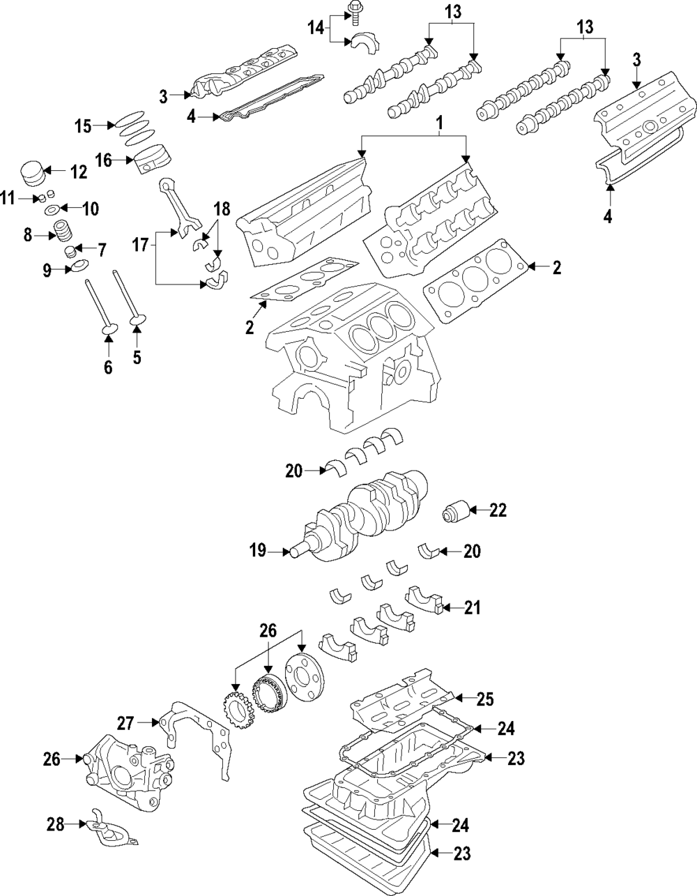 Genuine GM Gasket Upper Oil Pan 09128256