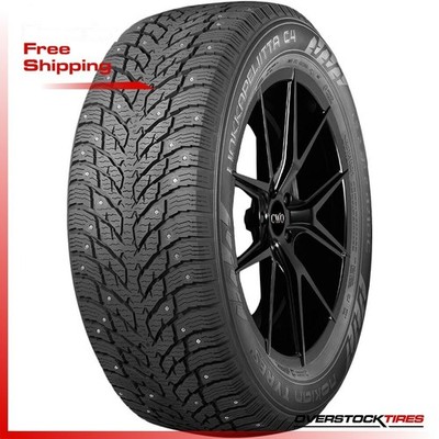 1 NEW 195/75R16C Nokian Hakkapeliitta C4 (Studded) 107/105R Tire 195 75 R16C