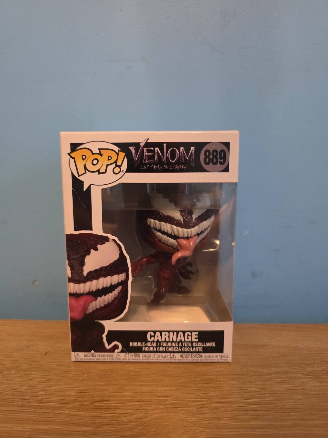 Funko Pop! Marvel Venom #889 Carnage Vinyl figure Bobblehead Spiderman