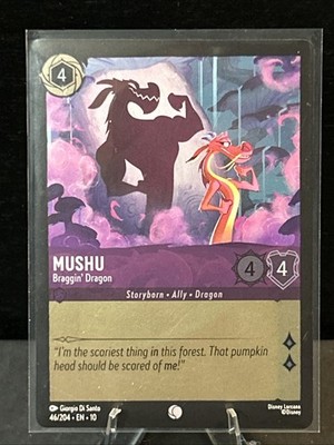 Mushu - Braggin' Dragon 46/204 Whispers in the Well Cold Foil