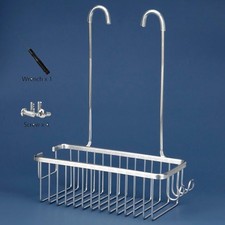 Hanging Shower Caddy No-Drill Rustproof Aluminum Shower Organiser Shampoo Holder