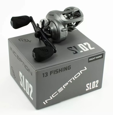 New 13 FISHING INCEPTION SLD2 INSLD2-8.1RH 8.1:1 RIGHT HAND BAITCAST REEL NEW