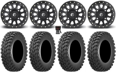 Fuel Vector Beadlock 15'' Wheels 30'' Cross Trail Tires Can-Am Defender