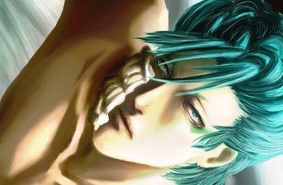 Espada Grimmjow Jeagerjaques Orantmihi Stitched Anime Playmat Desk Mat 24x14in