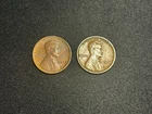 Lot Of 2 1909 And 1909 VDB Lincoln Cents VF