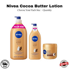 NIVEA Cocoa Butter Body Lotion Choose Size Hydrating Moisturizer