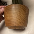 Large Vintage MCM Salad Bowl 6” x 4” The House Of Myrtle wood Coos Bay  — photo 5