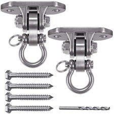 2 Pcs Heavy Duty Swing Hangers Stainless Steel 304 Antirust, 2000 lb Capacity...