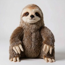 Simon the Three Toed Sloth Soft Plush Toy, Bearington Collection. ( 26 cm)