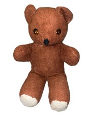 Vintage Knickerbocker Brown Teddy Bear Brown Eyes Made In Japan 13