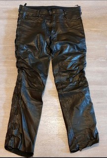 HEIN GERICKE SCHNÜRLEDERHOSE GR.56 GAY BIKER BLUF