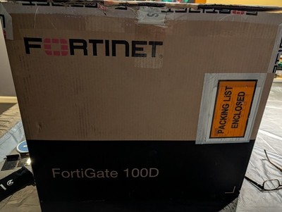 Fortinet FortiGate 100D Security Appliance (FG-100D) NEW Open Box