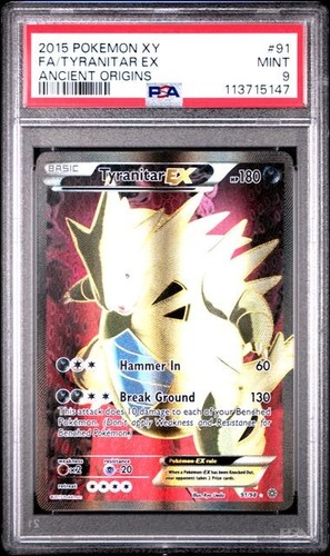 Tyranitar-EX graded PSA 9 for sale on eBay