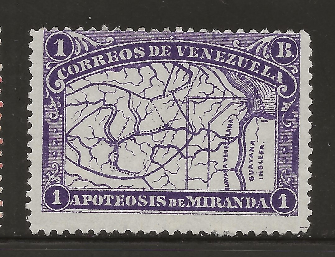 Venezuela Scott #141 Mint OG 1 bolivar Off Center CV $40