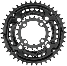 Samox 310ASS Chainring Set - 40/30/22t, 96/64 BCD, Aluminum Outer Ring, Steel