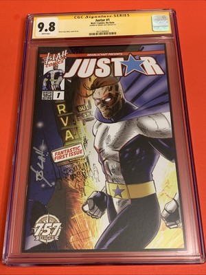 Justar 1 Brianlacyart (BLA!!} Comics  Cgc 9.8