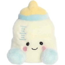 Aurora World Plush - Palm Pals - THEO BABY BOTTLE Blue 5 inch Stuffed Animal