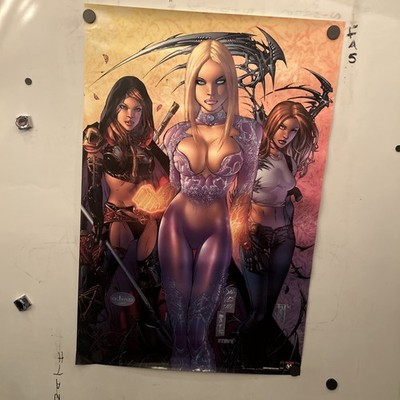 Vintage Top Cow Jam Poster 2003 Witchblade MAmagdalena EVO Image Comics