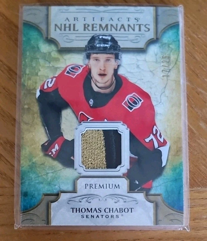 Thomas Chabot 2020-21 Artifacts Premium Patch 17/25 #NR-TC + 79/99 #119 Jersey - Image 2 of 4
