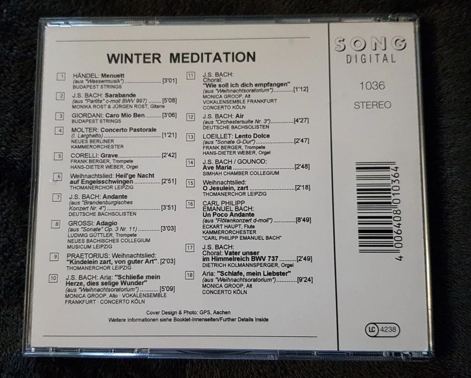 CD Winter Meditation, Klassik - Bild 2 von 2