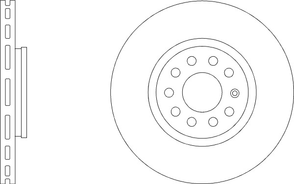 2x Vented Brake Discs and Pads fits VW PASSAT 3B3, 3B6 2.5D Front 00 to 05 312mm