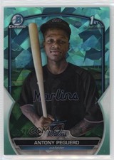 2023 Bowman Sapphire Edition Chrome Prospects Aqua 52/55 Antony Peguero 0sd2