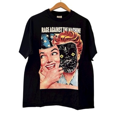 激レア RAGE AGAINST THE MACHINE Tシャツ サイズXL VTG Rage Against The Machine Public Service Announcement Tour