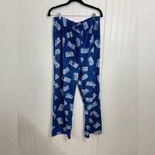 The Office Dunder mifflin men  s Blue Pajama fleece Pants
