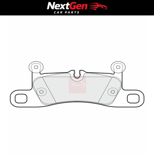 DriveTec Brake Pads for Porsche 911 Carrera - 3.4 - 11-16