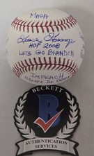 Goose Gossage Rep MAGA Signed Official MLB Baseball 6 Insc Trump Beckett Auto 