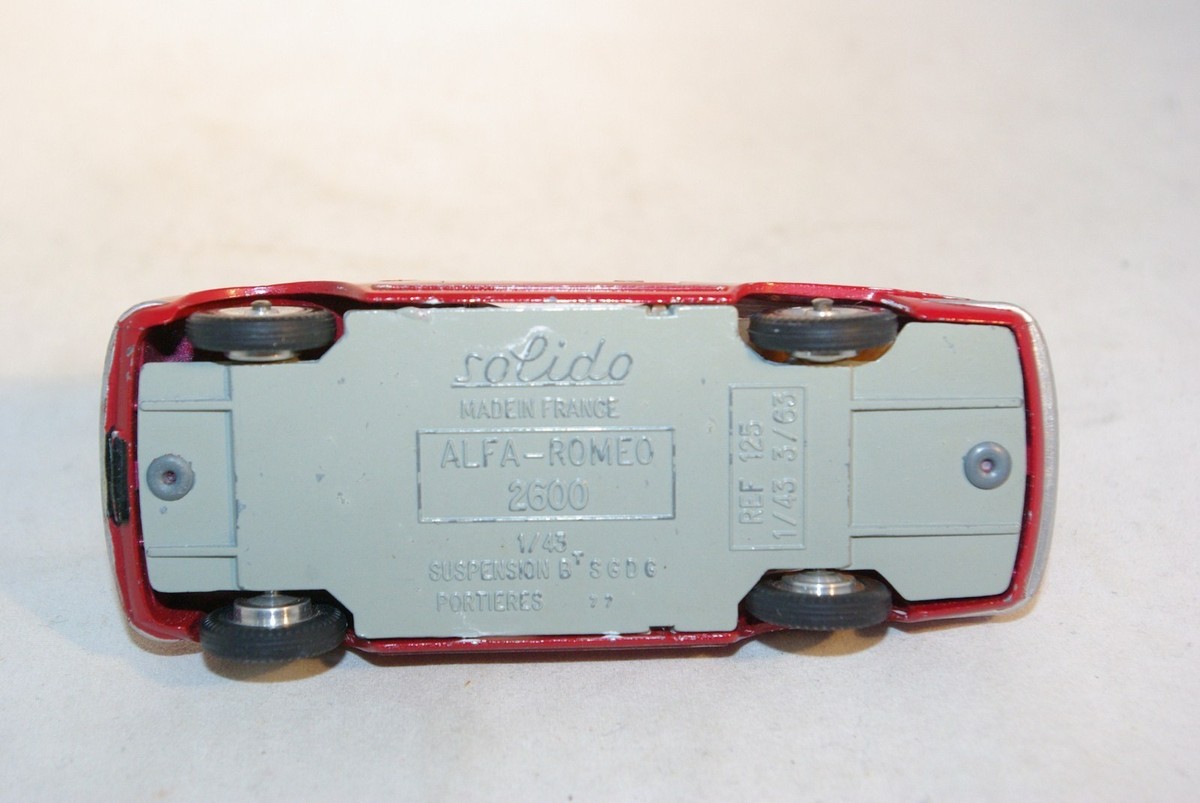 SOLIDO SERIE 100 coffret caravaning réf. 433 ALFA ROMEO 2600