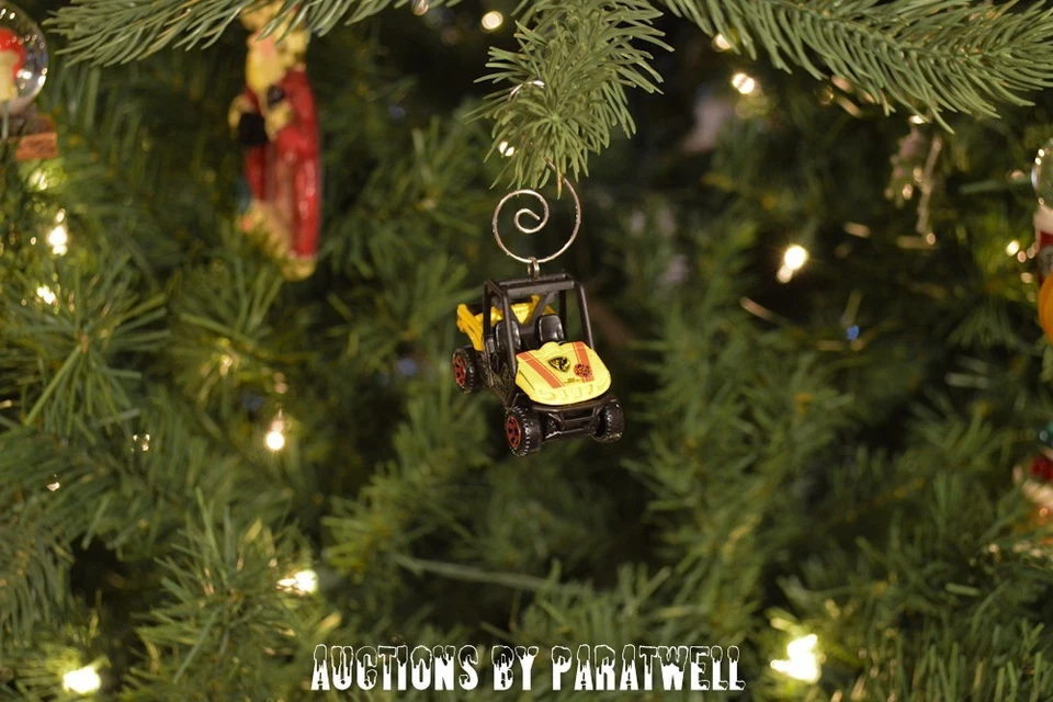 Adorno de Navidad personalizado Yamaha ATV 4x4 Rhino escala 1/64 Gator Honda Kawasaki Foto 4 de 4