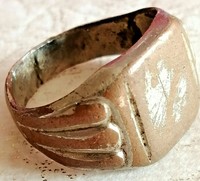 EXTREMELEY ANCIENT ROMAN BRONZE RING RARE ARTIFACT AUTHENTIC