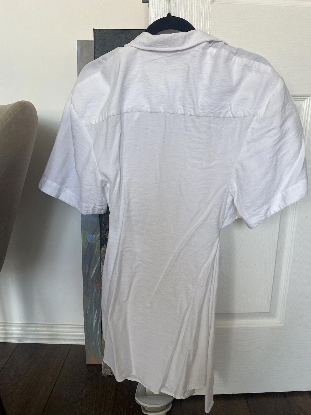 Abito Camicia Jacquemus Le Splash Bianco Ritagliato Taglia 36