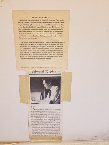 Edward Ripley autentica litografia approvata e firmata dall'artista incorniciata - Foto 5 di 7