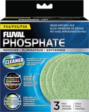 FX4/FX6 Phosphate Remover Pad, Replacement Aquarium Filter Media, 3-Pack