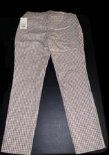 Women's High-Rise Skinny Stretch Ankle Pants - A New Day Plaid Size 4R NWT